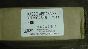 Kasco Abrasives 904545 T-11, 6x2x5/8-11 ALAUN ZIRKONIA SCHLEIFSCHEIBE TOPFSTEIN - Bild 1 von 6