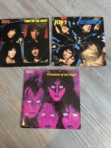 3 x Kiss 7 Vinyl Singles Job Lot - Picture 1 of 1