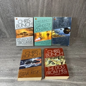 Lot of 5 Chris Bunch STAR RISK, LTD. Series Books ROC Paperbacks - Bild 1 von 11
