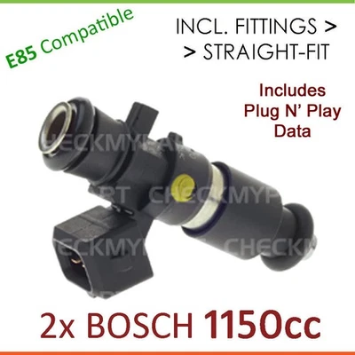 2x Novo em folha * BOSCH * 1150cc E85 injetor de combustível configurado para. Mazda RX7 - Imagem 1 de 4