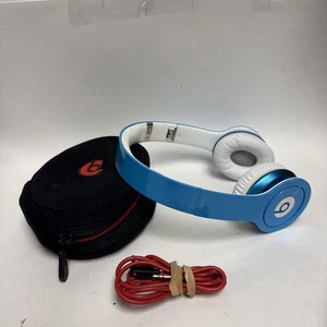 Auriculares Beats By Dre Solo HD azul claro con cable - probados/funcionando - Imagen 1 de 9