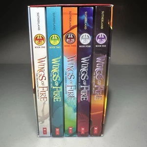 Wings of Fire Box Set Books 1-5 by Tui T. Sutherland Scholastic Paperback - Imagen 1 de 6