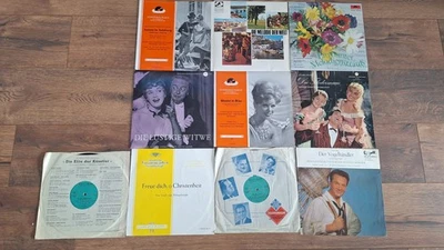 10 x 10" Klassik Langspielplatten DIE FLEDERMAUS, DER  VOGELHÄNDLER - Bild 1 von 4