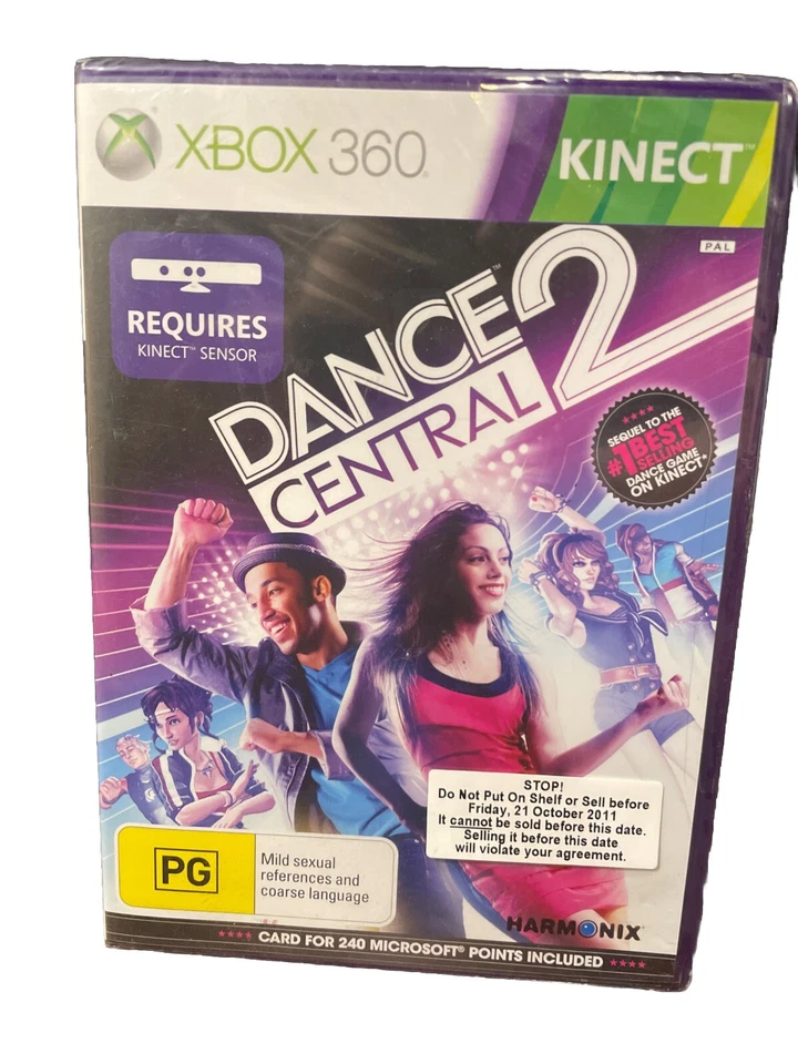 Dance Central 2 Microsoft Xbox 360 Game Brand New Sealed- PAL - Image 1 of 1