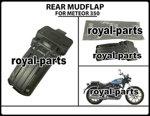 "REAR MUDFLAP" Fit For Royal Enfield Meteor 350 - Picture 1 of 12