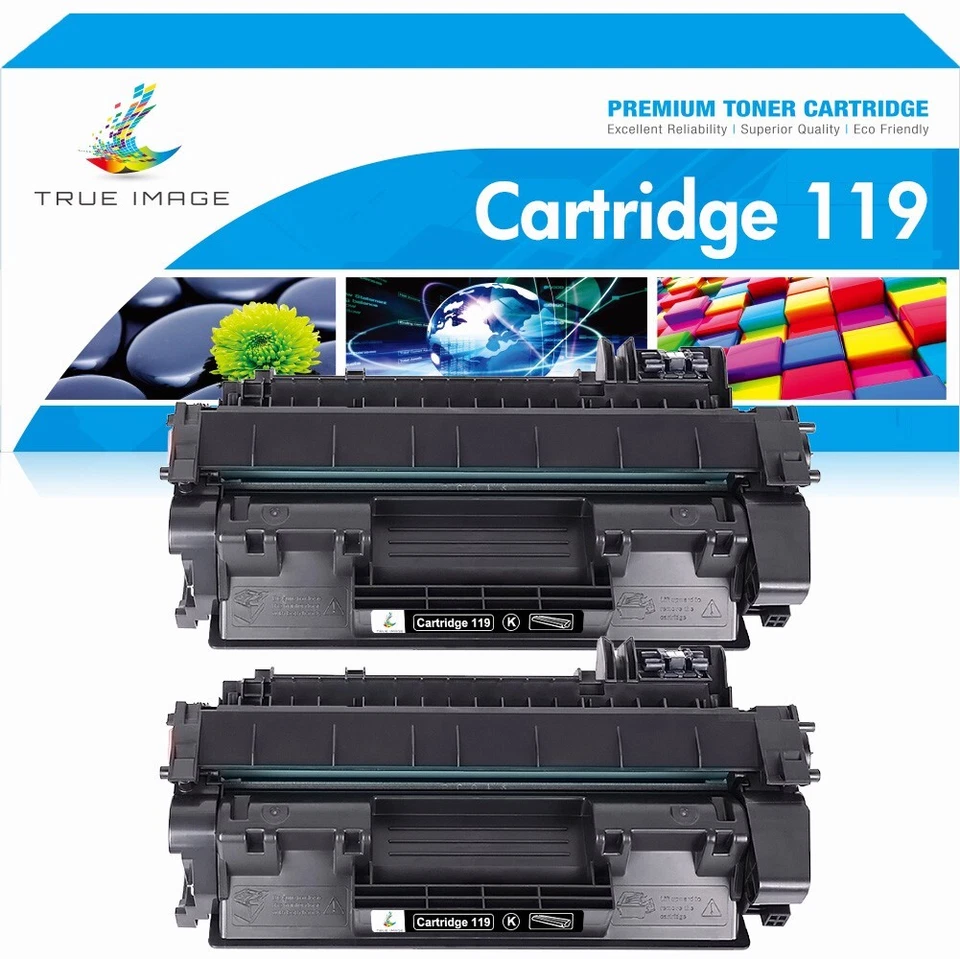 2Pack Black Toner Compatible for Canon 119 Image Class MF414DW MF6160DW MF5960DN - Image 1 of 4