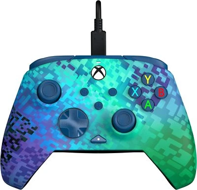 PDP REMATCH XBOX WIRED Controller GLITCH GREEN for Xbox Series XS, Xbox One, Of - Image 1 of 3