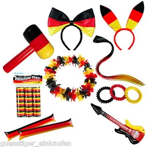 Deutschland Fanartikel Fußball EM WM 2024 Flagge Party Fan Fahne Hut Flagge - Bild 1 von 48