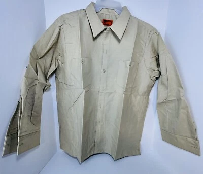 Vintage Clayton Electro-press Work Shirt Mechanics Uniform Size XL USA NOS - Image 1 of 4