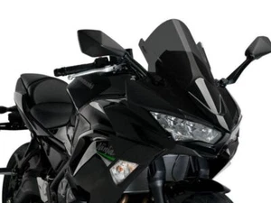 Puig Dark Smoke Z-Racing Screen Kawasaki Ninja 650 2020-2025 - Picture 1 of 2