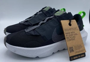 Nike Crater Impact Girls/Boys DB3551-001 Black Running Shoes Sneakers 4Y-7Y - Picture 1 of 5
