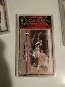 RCG 9 Mint 2003 Upper Deck ROOKIE Phenomenal Beginning LeBron James #12 - Picture 1 of 2