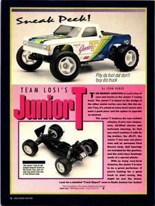 Camión de radiocontrol Losi Junior T anuncio impreso de pared arte decoración ¡qué lástima! - Imagen 1 de 1