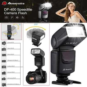 Camera Flash Light DF-400 Speedlite for Canon Nikon Pentax DSLR / Digital Camera - Picture 1 of 10