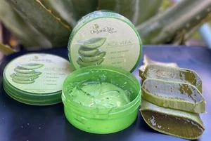 Aloe Vera Gel Skin Treatment Organic Life Style Products - Picture 1 of 4