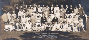 1930 Airway Branch of Vancouver British Columbia 1st Annual Picnic Stanley Park - Imagen 1 de 3