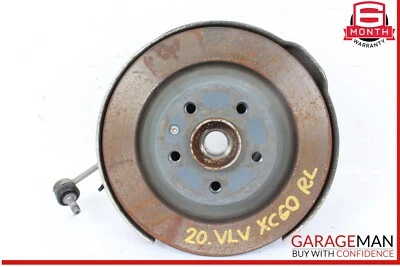 Buje de nudillo de husillo trasero izquierdo del lado del conductor Volvo XC60 16-25 con disco de rotor OEM Foto 1 de 4