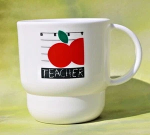 Taza apilable vintage Tupperware Teacher café té #2224B-0, nueva de stock - Imagen 1 de 4