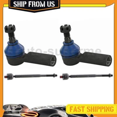 Extremo de barra de amarre de dirección exterior interior delantero 4x para Chevrolet Prizm 1,8 L 1998-2002 Foto 1 de 4