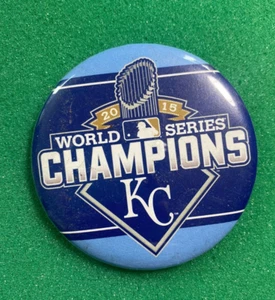 KANSAS CITY ROYALS 2015 WORLD SERIES CHAMPS VINTAGE OFFICIALLY LICENSED BUTTON - Picture 1 of 1