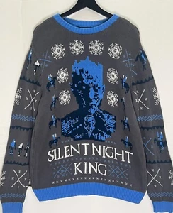 HBO Game of Thrones Weihnachtspullover Herren Gr. L The Silent Night King Pullover - Bild 1 von 12