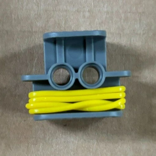 Lego PN 41752 Rubber Band Holder - Dark Bluish Gray - New - Image 1 of 1