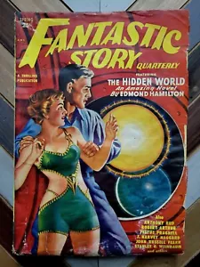 Fantastic Story Vol 1 #1 (Spring 1950) *1st Issue* Gordon R. Dickson + V. Finlay - Imagen 1 de 4
