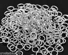 200 JUMP Rings SILVER Plated 3,3.5,4,5,6,7,8,10mm Jewellery Making Findings -SJR