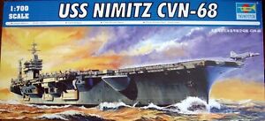 Trompeter Maßstab 1:700 Flugzeugträger USS Nimitz (CVN-68) Kit # 05714