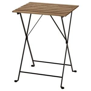 Ikea TÄRNÖ Tisch/außen,schwarz/hellbraun,Lasiert,55cm.länge /54cm.Breite /70cm.H - Bild 1 von 7
