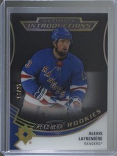 2020 Upper Deck Ultimate Collection Onyx Black /25 Alexis Lafreniere Rookie RC