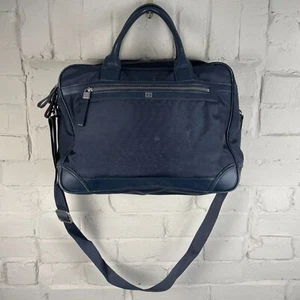 Tommy Hilfiger Messenger Bag Umhängetasche Crossbody Strap Blau Canvas Medium Laptop - Bild 1 von 12