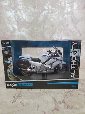 2020 Maisto  Yamaha 1300 FJR Police motorcycle 1/18. - Image 1 of 4