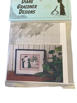 Diane Graebner Designs Snowman’s  Day Pattern Only Amish Cross Stitch - Image 1 of 2
