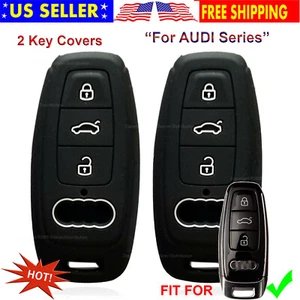 Car Key Fob Protective Cover Case for 2018 2019 Audi A6L A8L A6 A7 A8 Smart Key - Picture 1 of 5