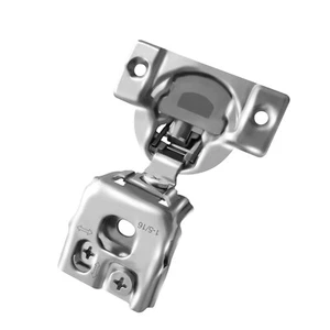 1 5/16 Overlay Restricted Angle to 90 Deg Soft Close Face Frame Cabinet Hinge(2) - Picture 1 of 6