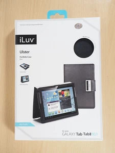 iLuve Portfolio Case For Galaxy Tab / Tab II 10.1 Black - Picture 1 of 3