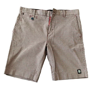 Insight Slim Fit Anzugshorts für Herren - 32 - rot/blau - Bild 1 von 5