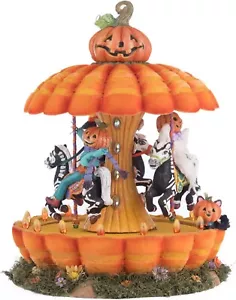 Colección Katherine Halloween Calabaza Carrusel Gatos y Gato Decoración - Imagen 1 de 4