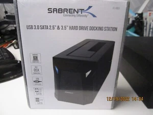 New sealed Sabrent usb 3.0 SATA 2.5" & 3.5" hard drive docking station - Model E - Picture 1 of 7