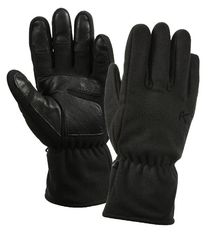 Micro Fleece All Purpose / Weather Gloves - Black, Foliage Green - Image 1 of 1