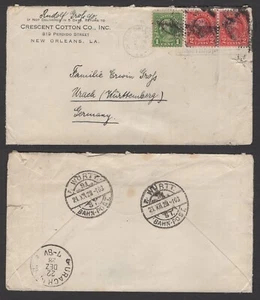 1928 Advertising Cover – New Orleans, Louisiana – Crescent Cotton Company - Picture 1 of 1