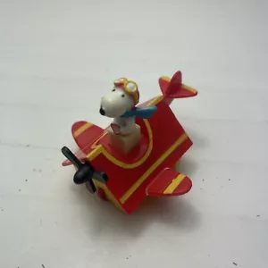 Vintage 1966 Peanuts Snoopy Toy Air Plane, Doghouse Collectible Racer - Foto 1 di 7