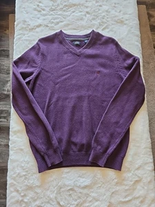IZOD Herren Gr. Small Pullover Advantage Oberteil Lila Langarm - Bild 1 von 9