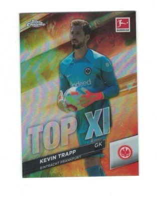KEVIN TRAPP 2022-23 Topps Chrome Bundesliga TOP XI Case Hit GOLD Refractor #7/50 - Image 1 of 2