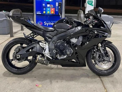 光泽黑色整流罩适用于铃木 GSXR600/750 2006 2007 ABS 注射车身 K6 — 第 1/4 张图片