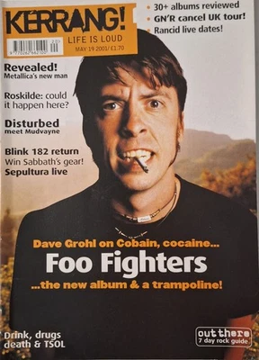 Kerrang (May 2001) Foo Fighters/Disturbed, Mudvayne/Zakk Wylde/TSOL/Icarus Line - Image 1 of 4