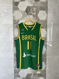 Authentic Nike Brazil 2011 Basketball National Team Varejao #11 Jersey Brasil - Picture 1 of 13