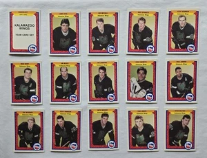 Juego de equipos de hockey de ligas menores Kalamazoo Wings IHL (22 cartas) 1991-92 ProCards - Imagen 1 de 2