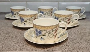 6 x Wedgwood AEGINA Pattern Cups & Saucers - Bild 1 von 11